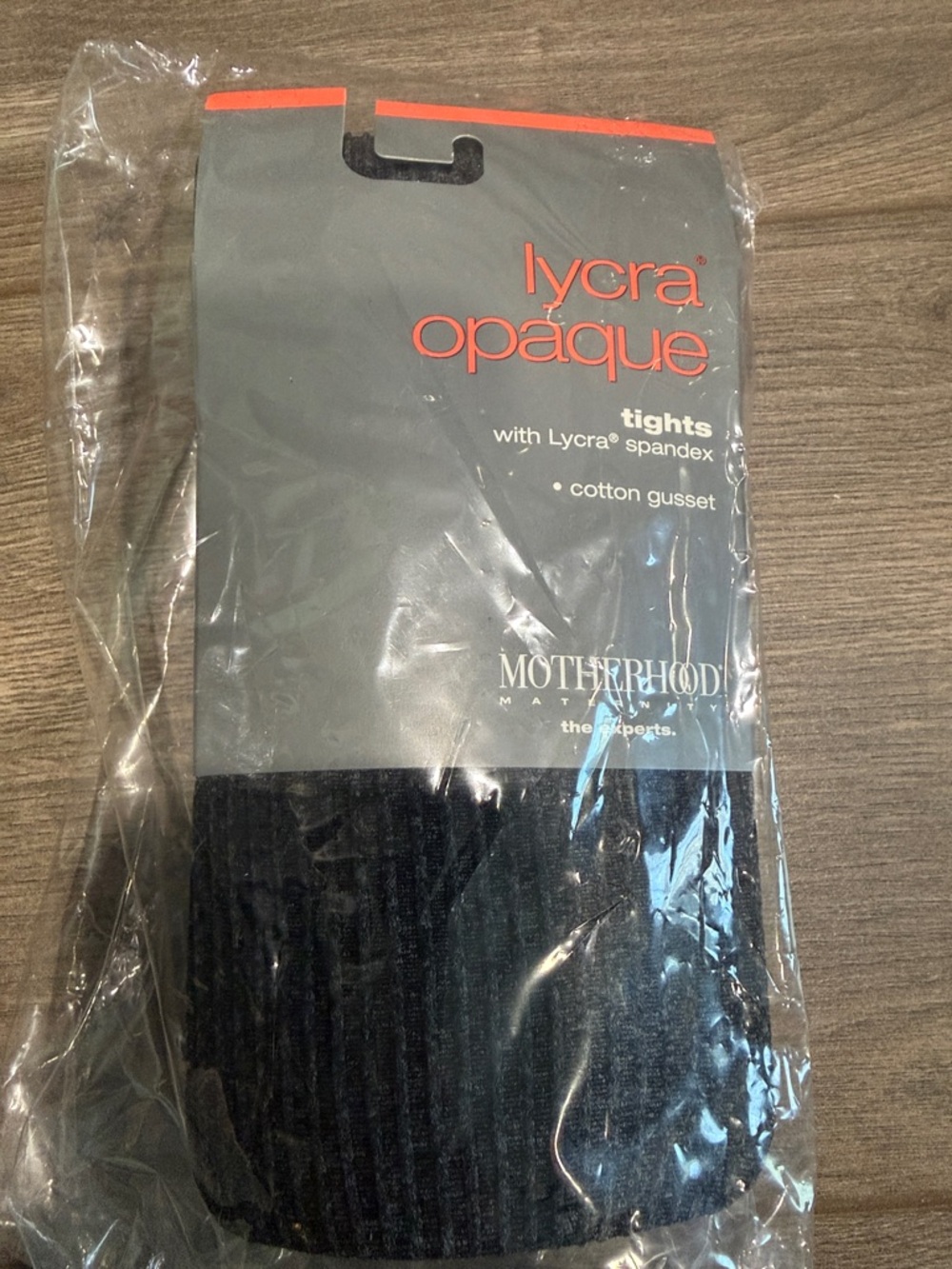 Motherhood Maternity Black Lycra Opaque Tights